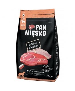 PAN MIĘSKO Vasikaliha kalkunilihaga XL - koerakuivtoit - 9kg