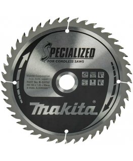 Cutting disc for wood MAKITA 165x20x1.45mm 44T 23°