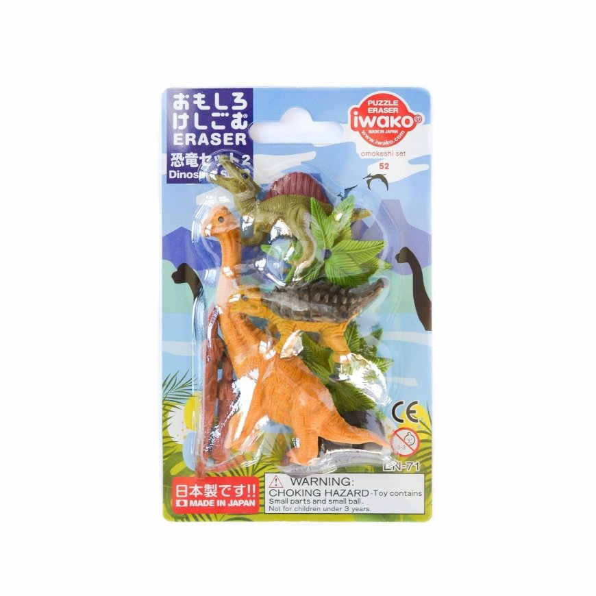 IWAKO erasers - puzzle set "Dinosaurs 2" – 3
