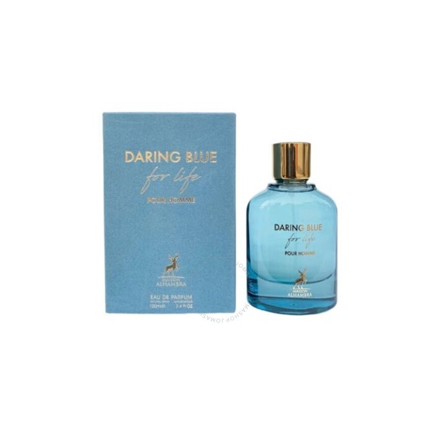 Maison Alhambra Daring Blue For Life EDP eau de parfum for men, 100 ml