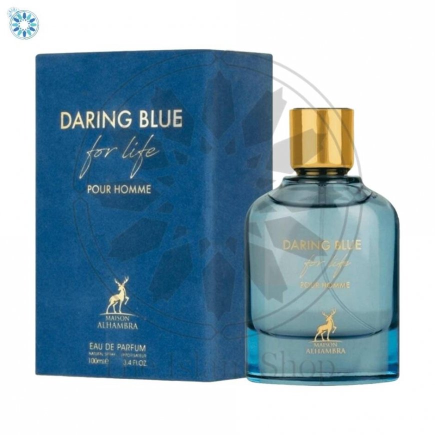 Maison Alhambra Daring Blue For Life EDP eau de parfum for men, 100 ml – 2