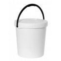 Bucket 16L with lid white Bucket 16L with lid white