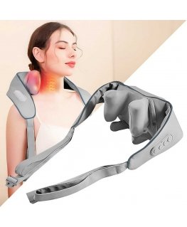 Media-Tech NECK & SHOULDERS MASSAGER - Premium shoulder and neck massager. Shiatsu, 5D hand imitation, 6 massage heads, 3 modes 