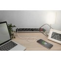 Digitus 6-way office power strip with 3x USB ports Digitus 6-way office power strip with 3x USB ports