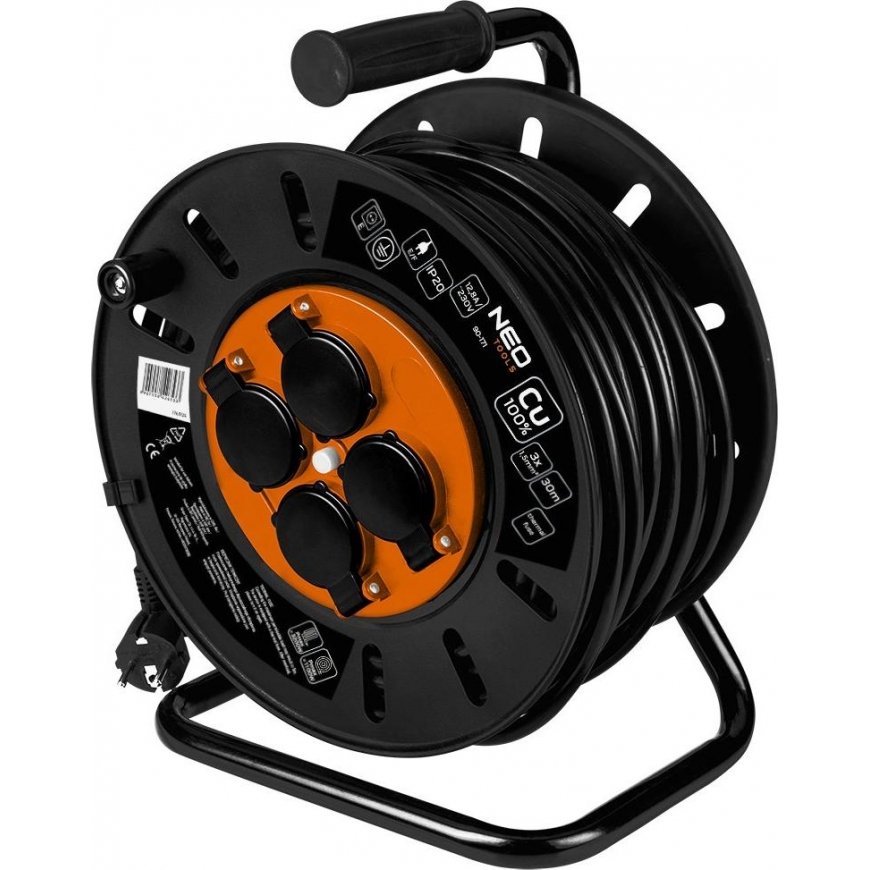 NEO tools Kabeļa trumulis 40m, 3x1