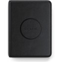 Satechi Vegan-Leather passport cover with Find My locator, black Satechi Vegan-Leather passport cover with Find My locator, black