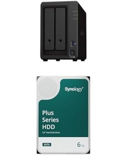 Synology DS223J+2x HAT3300-6T (2x 6TB)