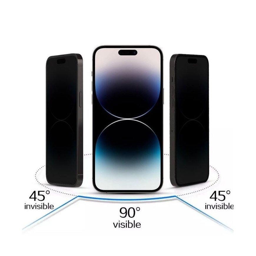 Apple IPHONE 16 PRO MAX Tempered Privacy Glass Black