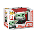 FUNKO POP! Vinila figūra: Star Wars: The Mandalorian - Holiday Grogu in a pram (The Child) FUNKO POP! Vinila figūra: Star Wars: The Mandalorian - Holiday Grogu in a pram (The Child)
