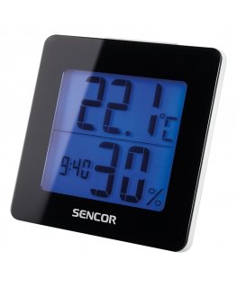 Sencor SWS 1500 B skaitmeninė oro stotelė Juoda LCD Baterija