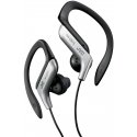 JVC HA-EB75 Наушники Проводная Заушины, Вкладыши Спортивный Черный, Серебристый