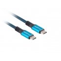 Lanberg CA-CMCM-45CU-0005-BK USB cable USB4 Gen 2x2 0.5 m USB C Black, Blue Lanberg CA-CMCM-45CU-0005-BK USB cable USB4 Gen 2x2 0.5 m USB C Black, Blue