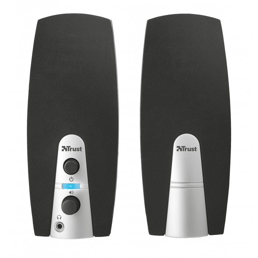 Trust MiLa 2.0 Speaker Set Juoda, Sidabras Vielinis 5 W – 2