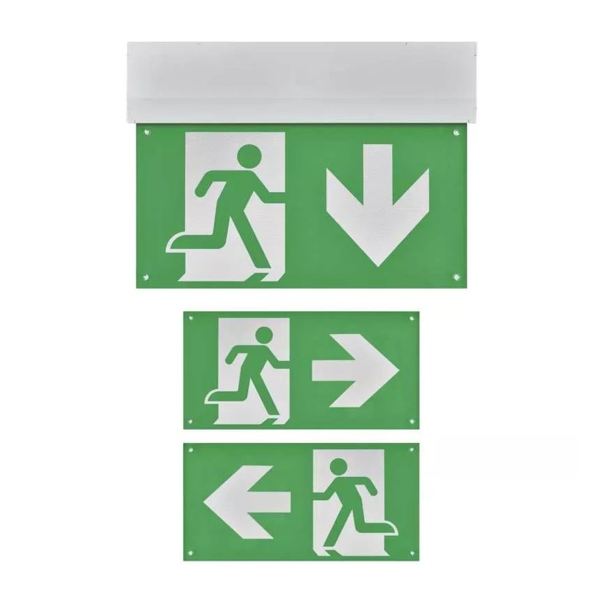 LED EXIT sign LED 230V AC 3W 30lm 3h. MT EMOS