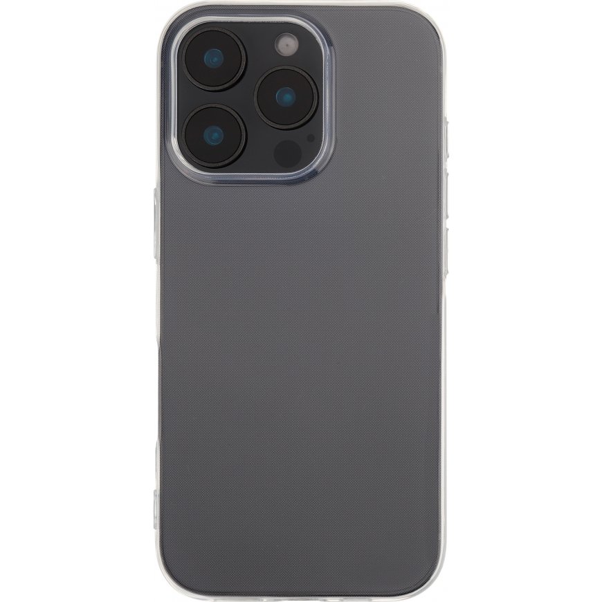 Fonekit silikonisuoja, iPhone 16 Pro, läpinäkyvä