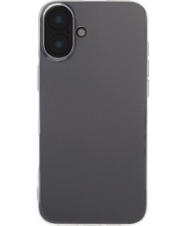 Fonekit silicone cover, iPhone 16 Plus, transparent