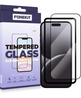 FoneKit Full Cover -panssarilasi, iPhone 16 Pro Max