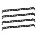 LIGHT4ME LED BAR UV 12 + BALTA sloksne LED josla 12