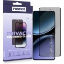 FoneKit Privacy+ Full Cover Tempered Glass, OnePlus Nord 4, Black