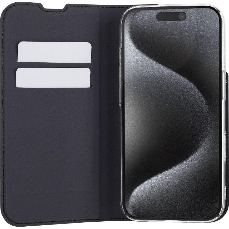 FoneKit BookCase -suojakotelo, iPhone 16 Pro Max, musta – 2