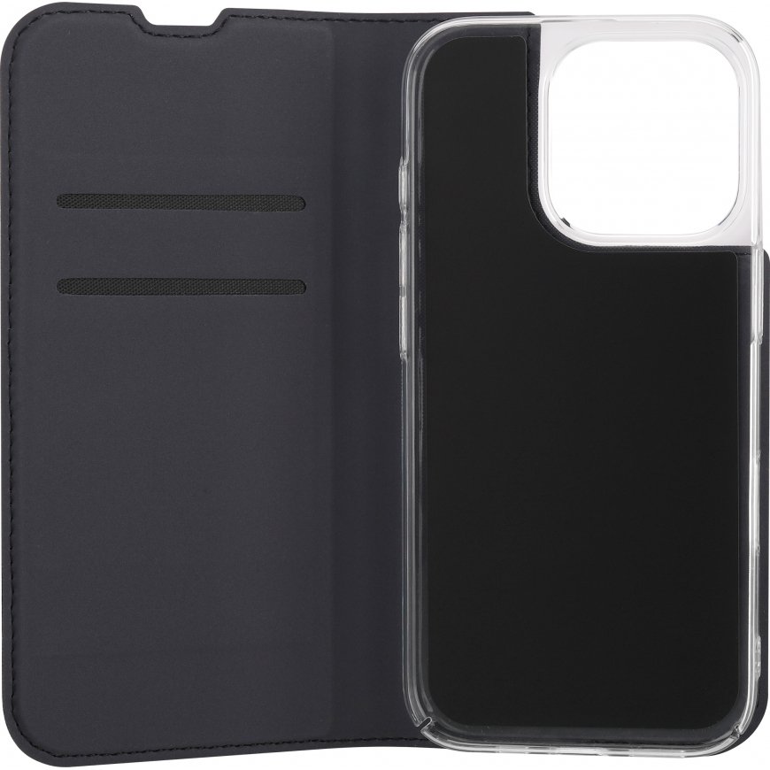 FoneKit BookCase -suojakotelo, iPhone 16 Pro Max, musta – 4