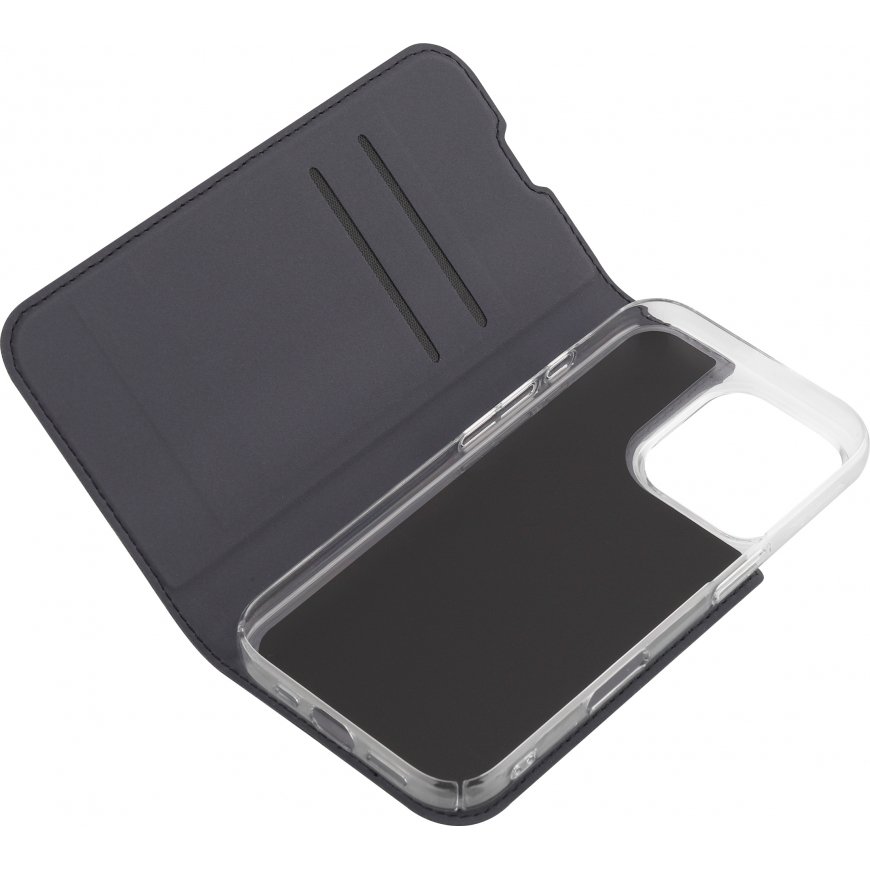 FoneKit BookCase -suojakotelo, iPhone 16 Pro Max, musta – 5