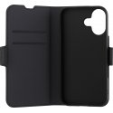 FoneKit MagSafe compatible BookCase protective case, iPhone 16, black