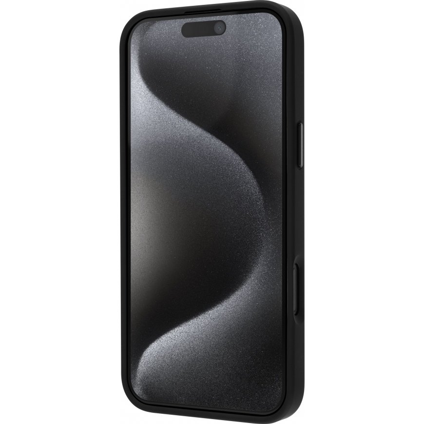 FoneKit MagSafe-yhteensopiva Soft Touch -suojakuori, iPhone 16 Pro Max, musta/harmaa – 2