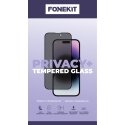 FoneKit Privacy+ Full Cover -panssarilasi, Google Pixel 9 Pro, musta