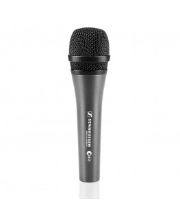 SENNHEISER E 835, VOCAL MICROPHONE, DYNAMIC, CARDIOID, 3 PIN XLR-M, ANTHRACITE, WITH CLIP AND BAG
