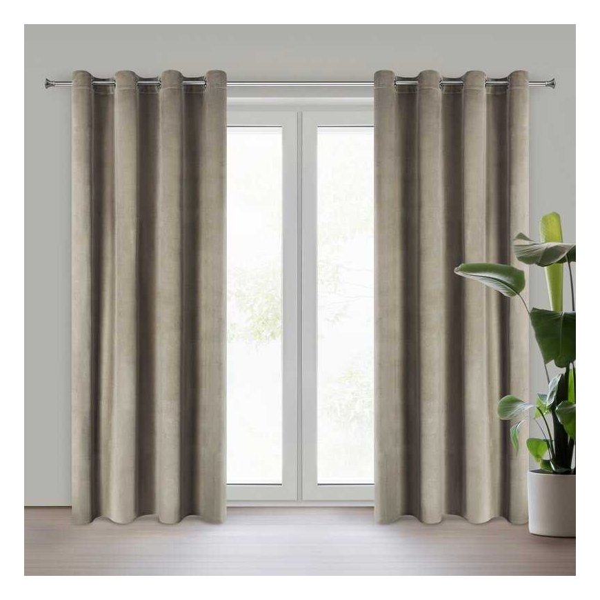 Eurofirany ZAS/MELANIE/BROWN 140X250 SWITCH