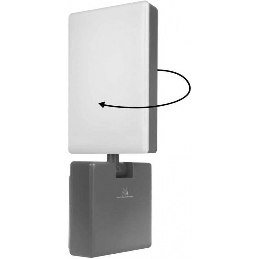 Maclean gray 10W 700lm IP65 neutral white 4000K LED lamp – 4