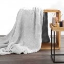 Eurofirany Koc narzuta 170x210 Caro silver with microfiber D91