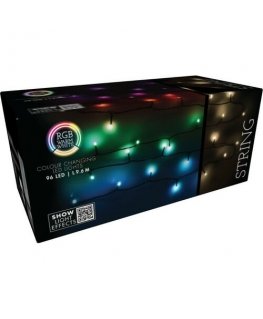 Christmas Decoration CHRISTMAS TREE LIGHTS 96 RGBW LED CIRCUIT LED WITH REMOTE CONTROL