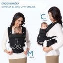 MOMCOZY ERGONOMIC BABY CARRIER WITH MESH, BLACK MOMCOZY ERGONOMIC BABY CARRIER WITH MESH, BLACK