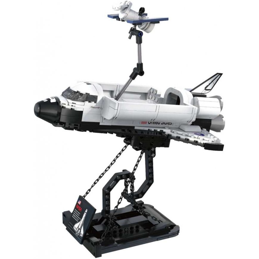 Klocki Konstrukcyjne Cada NASA wystawa odkrywacz kosmiczny Space Shuttle Discovery 475 parts – 3