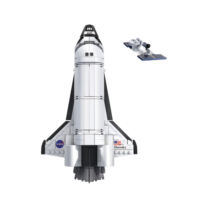 Klocki Konstrukcyjne Cada NASA wystawa odkrywacz kosmiczny Space Shuttle Discovery 475 dalys – 5