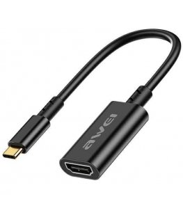 AWEI Adapteris CL-217T USB-C/HDMI juodos spalvos 4k/30Hz