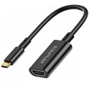AWEI Adapteris CL-217T USB-C/HDMI juodos spalvos 4k/30Hz AWEI Adapteris CL-217T USB-C/HDMI juodos spalvos 4k/30Hz