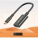 AWEI Adapteris CL-217T USB-C/HDMI juodos spalvos 4k/30Hz AWEI Adapteris CL-217T USB-C/HDMI juodos spalvos 4k/30Hz