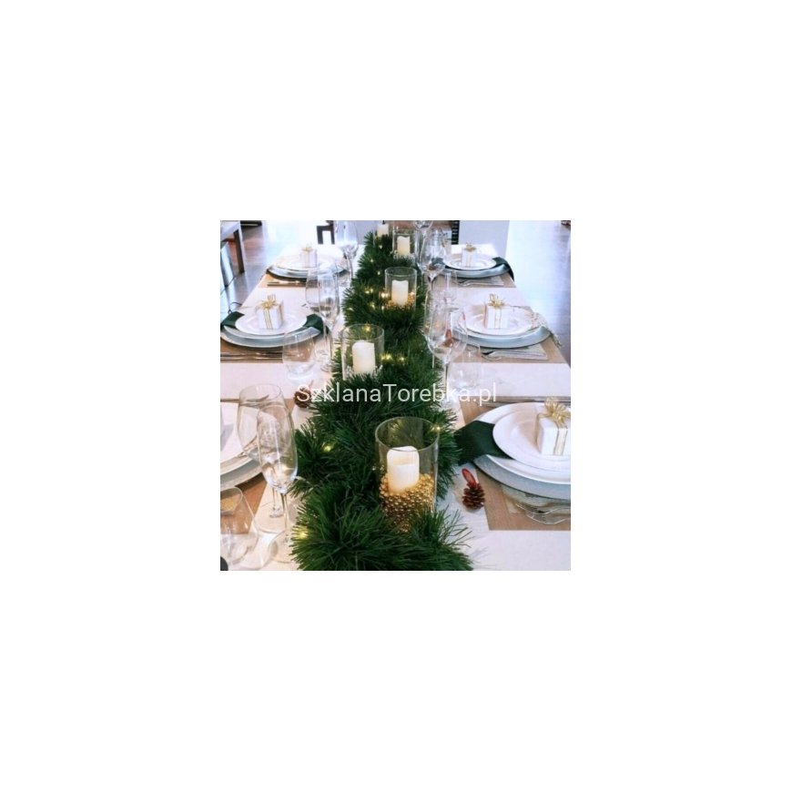 Christmas Decoration GIRLANDA DEKORACYJNA 270CM 26LED SREBRNA