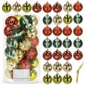 Christmas Decoration BOMBKA DEKORACYJNA PLASTIKOWA 6CM SET 35 SZT ZŁOTA Christmas Decoration BOMBKA DEKORACYJNA PLASTIKOWA 6CM SET 35 SZT ZŁOTA