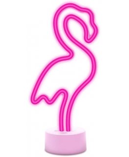 Neon LED on the stand FLAMINGO pink USB-C FSC-11 Forever Light