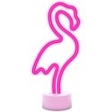 Neoninis LED ant stovo FLAMINGO rožinis USB-C FSC-11 Forever Light Neoninis LED ant stovo FLAMINGO rožinis USB-C FSC-11 Forever Light