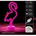 Neon LED on the stand FLAMINGO pink USB-C FSC-11 Forever Light Neon LED on the stand FLAMINGO pink USB-C FSC-11 Forever Light