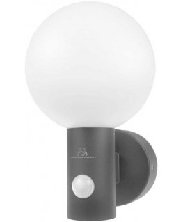 Maclean PIR judesio jutiklio LED lempa, pilkas, 15W, IP65, 1600lm, 4000K