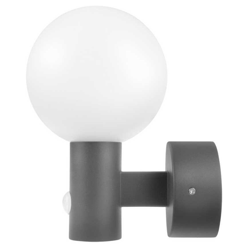 Maclean PIR judesio jutiklio LED lempa, pilkas, 15W, IP65, 1600lm, 4000K – 2