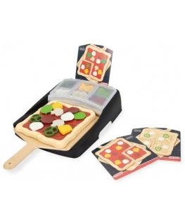 Ooni Pizza do krojenia komplektas su dodatkami do pizzy dla małego pizzermana su deską + 24 dodatki Casdon