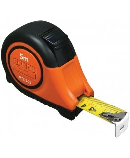 Bahco MTB-5-25-M tape measure 5 m Black, Orange, Yellow