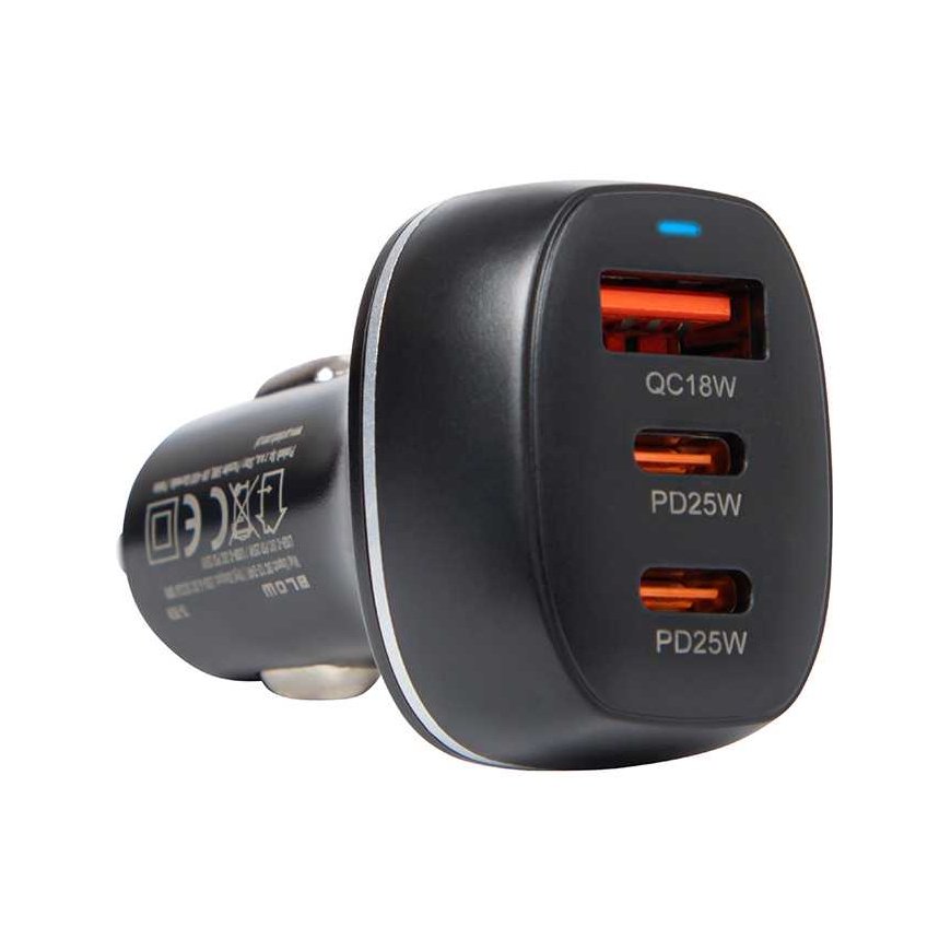 Blow Car charger with USB+USB-Cx2 50W